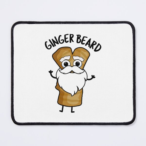 Item preview, Ginger Beard Funny Gingerbread Puns  designed and sold by punnybone.
