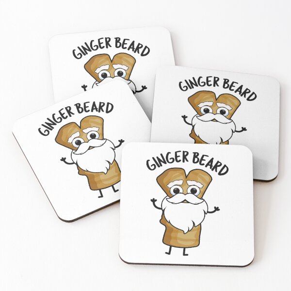 Item preview, Ginger Beard Funny Gingerbread Puns  designed and sold by punnybone.