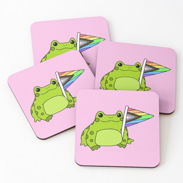 Item preview, Progress Pride Frog designed and sold by everything4eva.