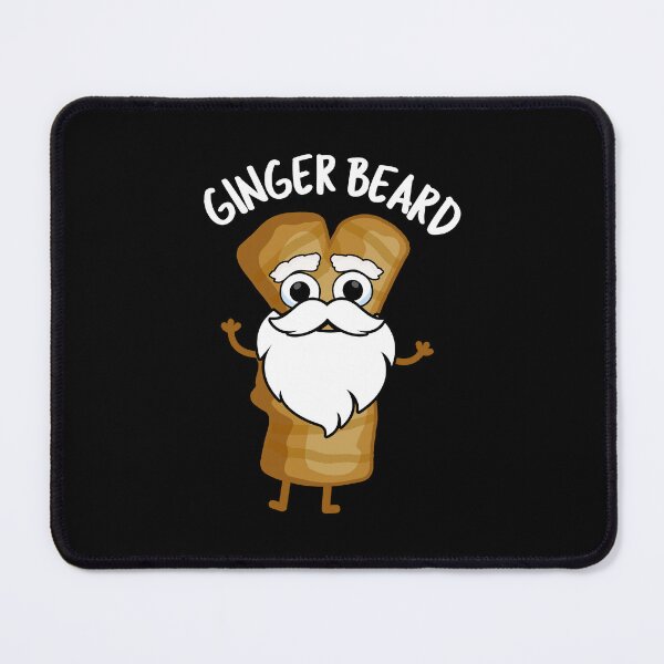 Item preview, Ginger Beard Funny Gingerbread Puns (Dark BG) designed and sold by punnybone.