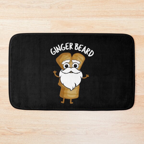Item preview, Ginger Beard Funny Gingerbread Puns (Dark BG) designed and sold by punnybone.