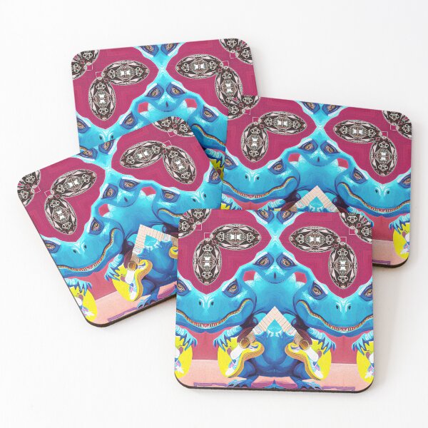 Item preview, *FANTASTIC HYBRID EASTER SAURUS EGGS PLAYING GUITAR PAINTING - EASTER BUNNIES CHOCOLATE EGG* designed and sold by Ralek.