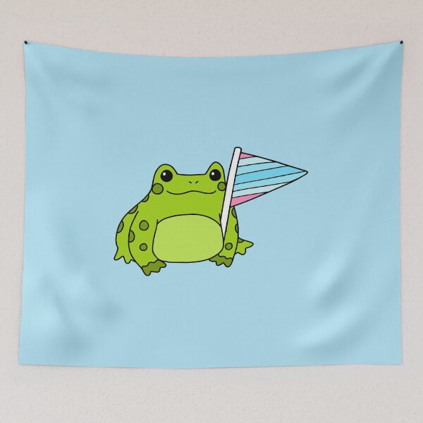 Item preview, Transmasc Pride Frog designed and sold by everything4eva.
