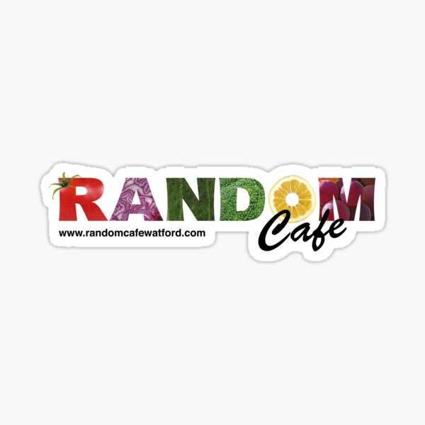 Random Cafe Logo Sticker