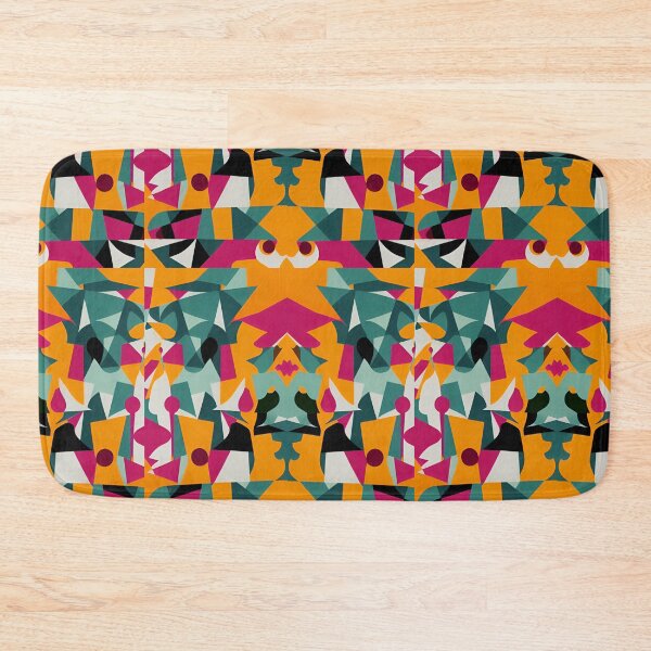 Item preview, Yellow, pink and Blue Pattern Abstract  designed and sold by Akashdigiart.