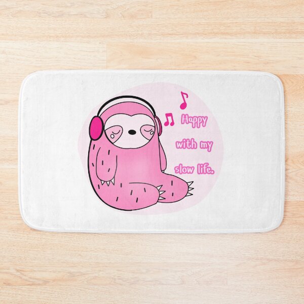 Item preview, Sloth is listening to music at ease.  designed and sold by Azujark.