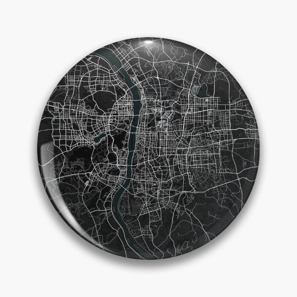 Item preview, Changsha City Map of Hunan, China - Dark designed and sold by deMAP.