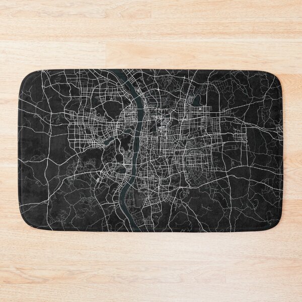 Item preview, Changsha City Map of Hunan, China - Dark designed and sold by deMAP.