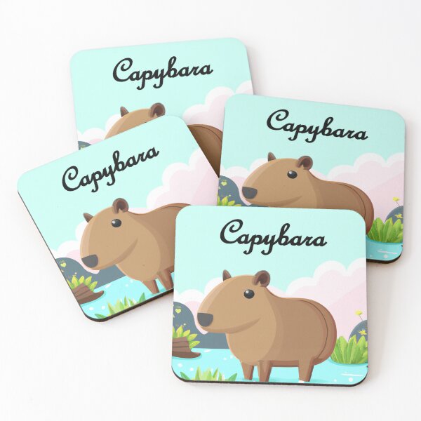 Artikelvorschau, Friedliches Capybara entworfen und verkauft von ArtfulThreadsCo.
