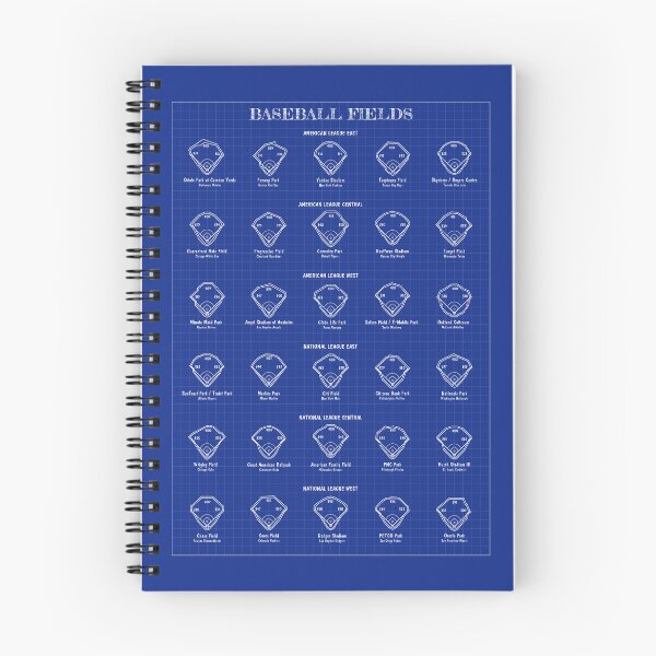 Item preview, Baseball Fields (Vertical Blueprint) designed and sold by BGALAXY.