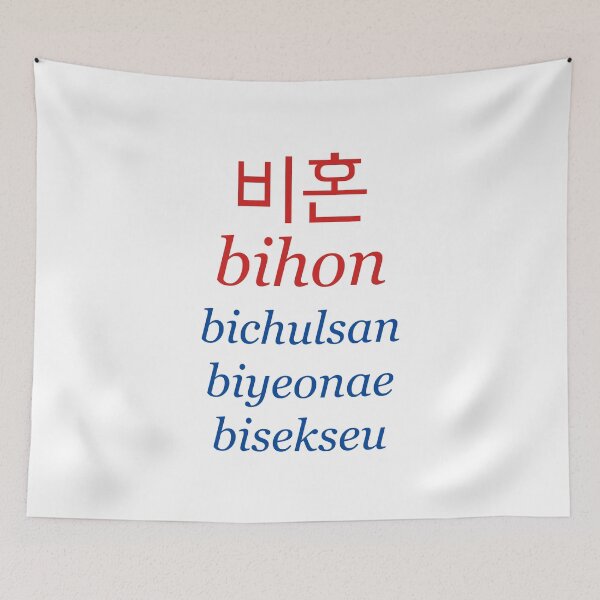 Item preview, Bihon, Bichulsan, Biyeonae, Bisekseu - Korean Feminist designed and sold by ClickForMore.