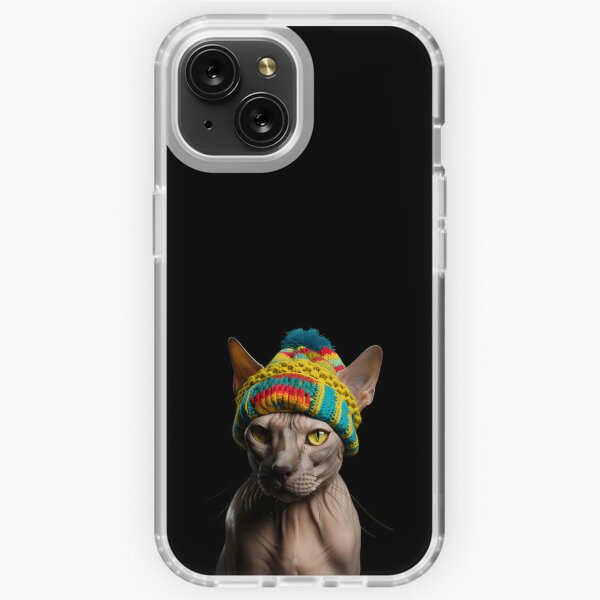 Cat Mowing, Phone Case iPhone 15