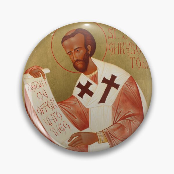 Item preview, Catholic Saint John Chrysostom designed and sold by dorek-.