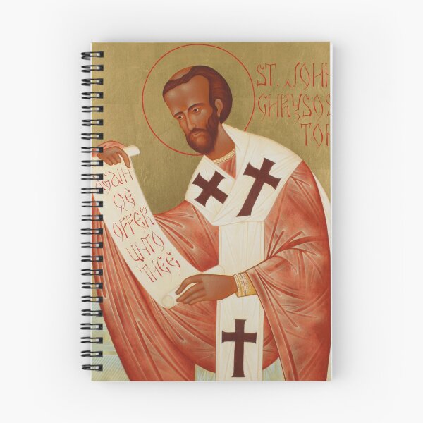 Item preview, Catholic Saint John Chrysostom designed and sold by dorek-.