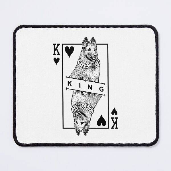 Item preview, Belgian Laekenois Shepherd King Of Hearts Funny Dog Lover designed and sold by GrandeDuc.