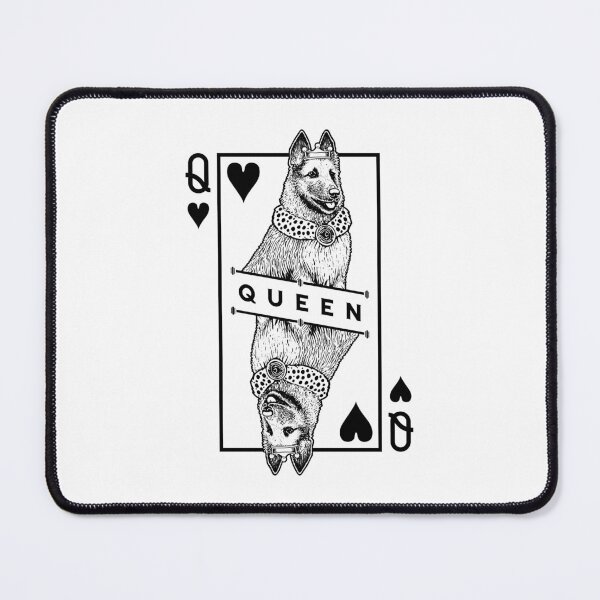 Item preview, Belgian Laekenois Shepherd Queen Of Hearts Funny Dog Lover designed and sold by GrandeDuc.
