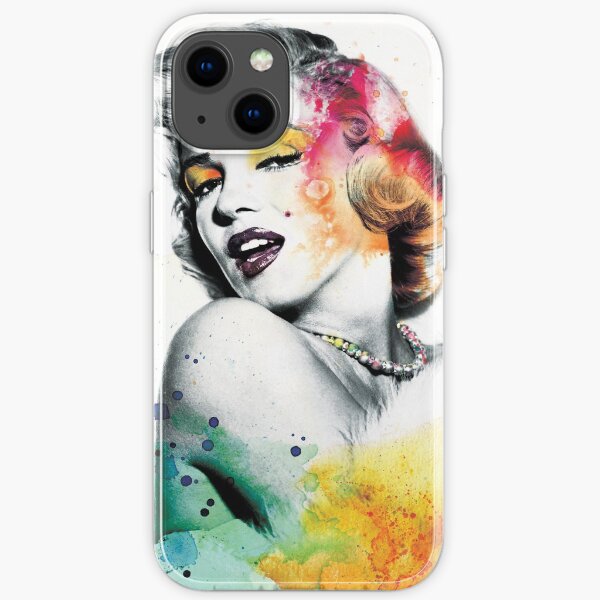 Marilyn Monroe with a twist iPhone Soft Case