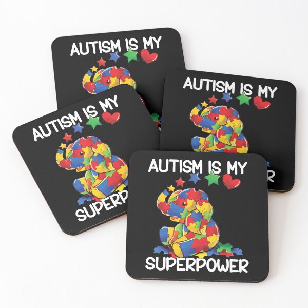 Item preview, Autism Is My Superpower Autism Awareness Baby Elephant designed and sold by GravitiTees.