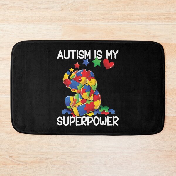 Item preview, Autism Is My Superpower Autism Awareness Baby Elephant designed and sold by GravitiTees.