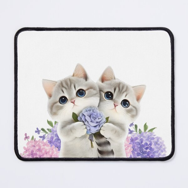 Item preview, Twins cat- Twins animals - kitten designed and sold by littleblackkiss.