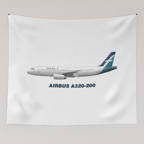 Item preview, SilkAir | Airbus A320-200 designed and sold by natsukashiifm.
