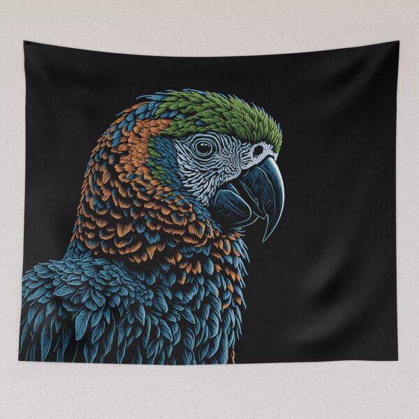 Item preview, Parrot Scratchboard designed and sold by Sidewinder82.