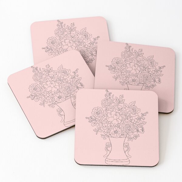 Item preview, Graceful Stems - Feminine Flower Outline Art designed and sold by Graciaisgrace.
