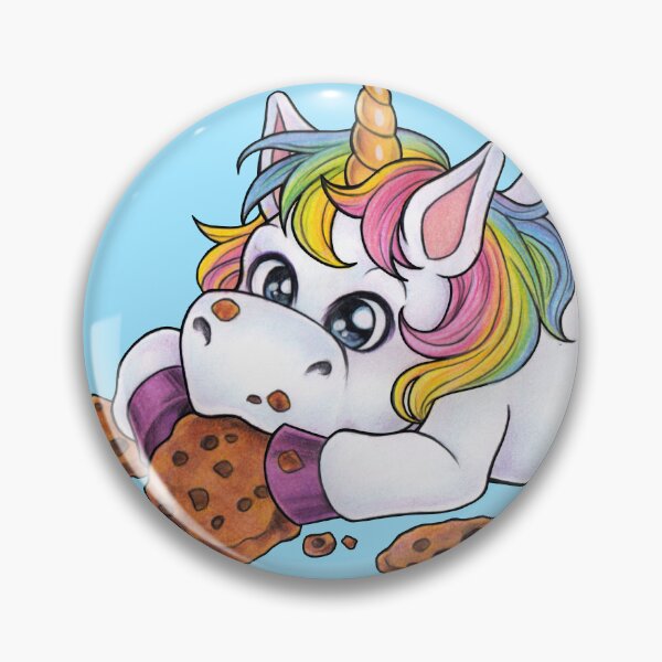 Item preview, Cute fat unicorn with cookies gift diet designed and sold by ZadzeneaArt.
