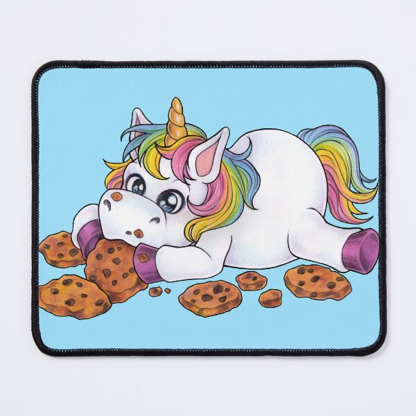 Item preview, Cute fat unicorn with cookies gift diet designed and sold by ZadzeneaArt.