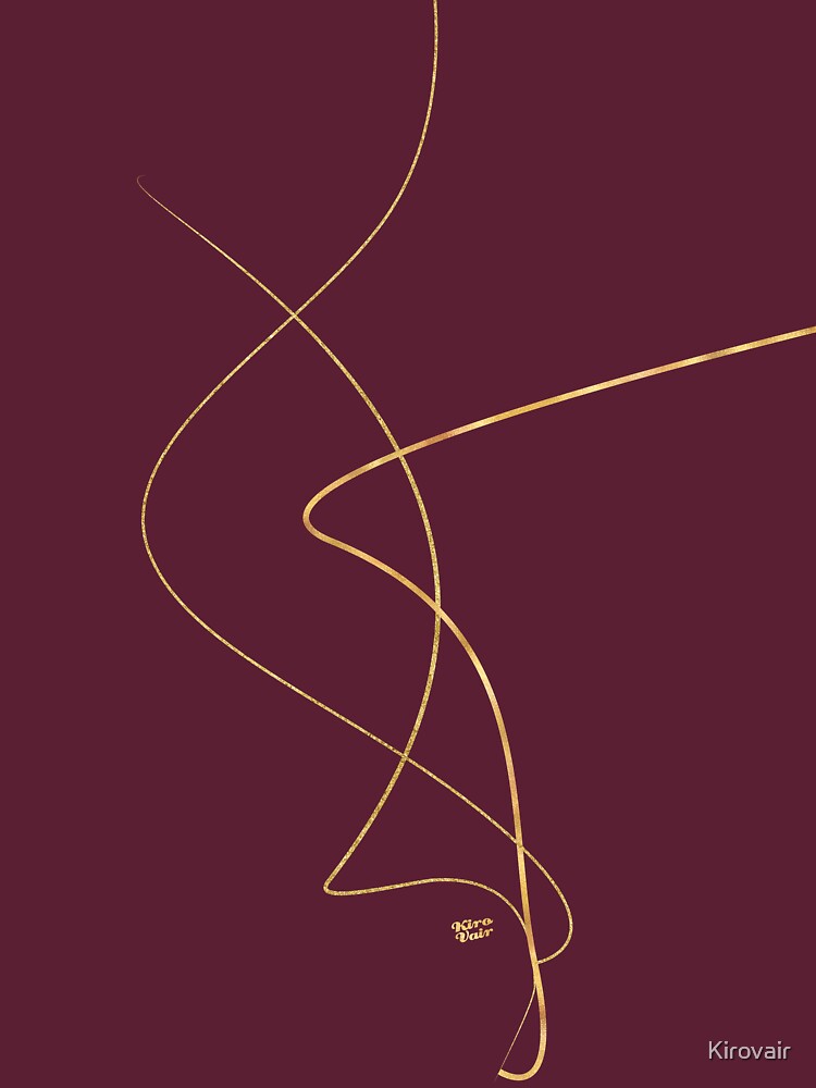 Kintsugi 2 #art #decor #buyart #japanese #gold #white #kirovair #design von Kirovair