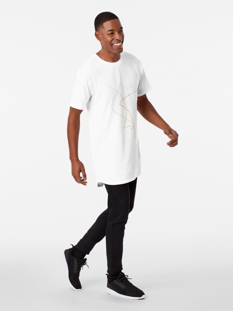Alternative Ansicht von Kintsugi 2 #art #decor #buyart #japanese #gold #white #kirovair #design Longshirt