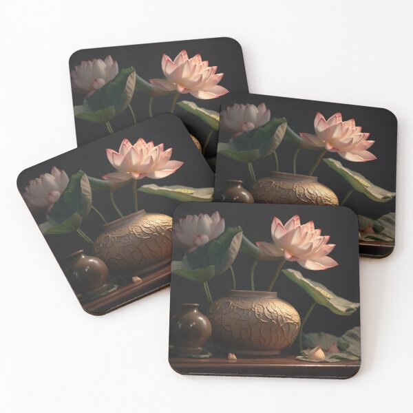 Item preview, Lotus Flowers best lighting zen interior Wall Art, Spiritual, Spa Wall art Ratio 16:9 -9 designed and sold by jetaiart.