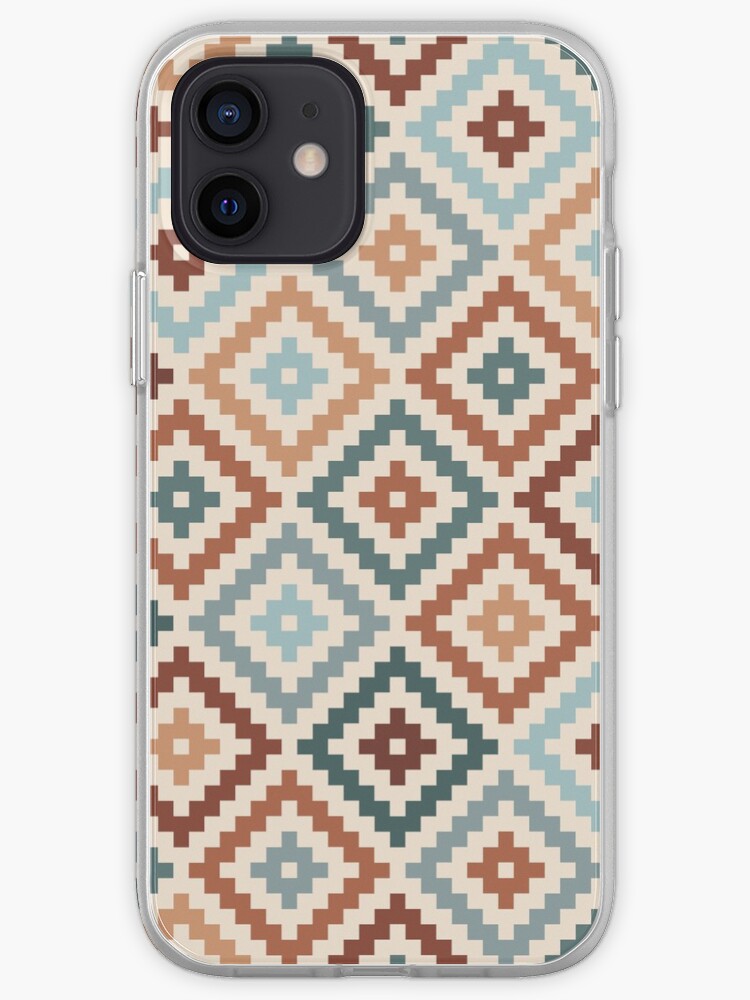 Aztekisches Symbol Block Ptn Tct Iphone Hulle Cover Von Nataliepaskell Redbubble