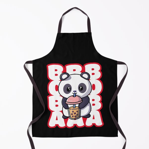 Item preview, Cute Boba Bubble Tea Retro Anime Kawaii Panda Art designed and sold by Bad Kitty Designz.
