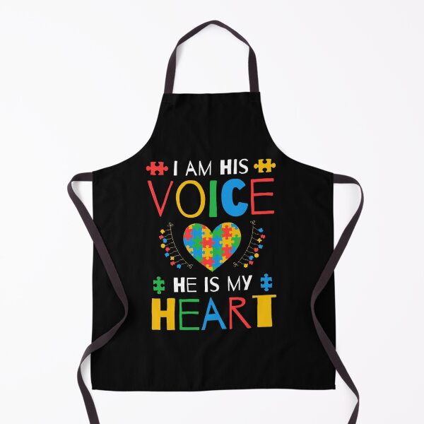 Item preview, I am his Voice He is my Heart - Autism Awareness designed and sold by Jalib.