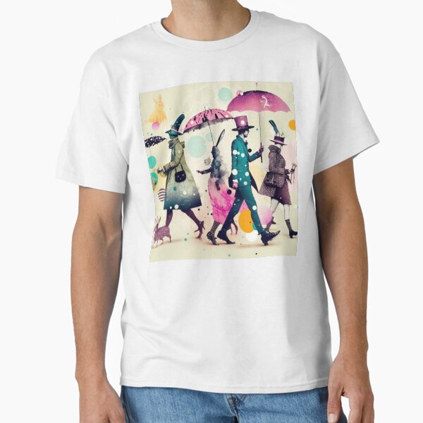 Bad Weather by iServalan Homotech 23 Illustration Art by Tale Teller Club Orchestrations Classic T-Shirt