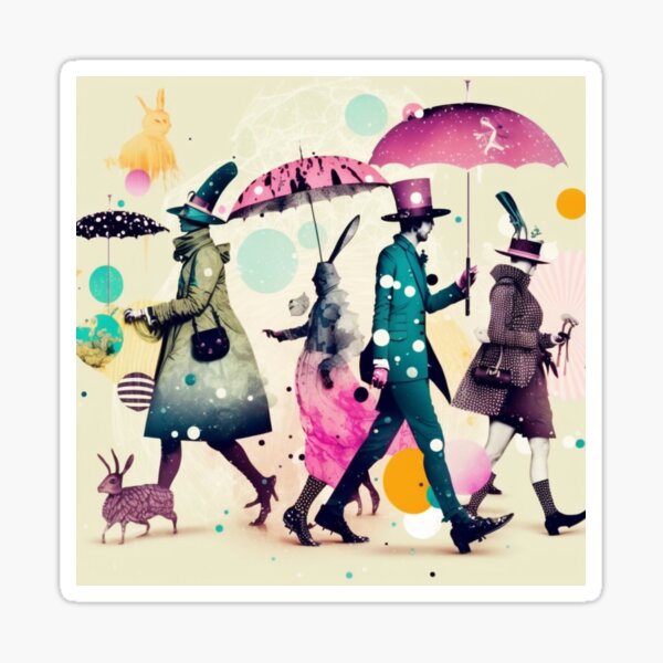 Bad Weather by iServalan Homotech 23 Illustration Art by Tale Teller Club Orchestrations Sticker