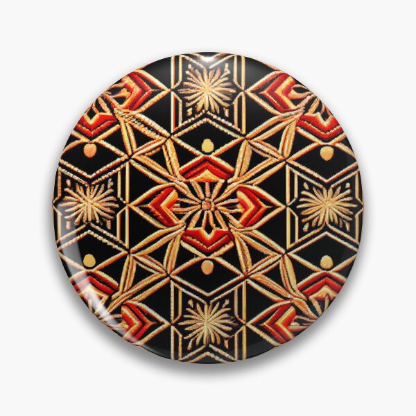 Artikelvorschau, Angular Asian Pattern Digital Painting entworfen und verkauft von CodeAndColors.