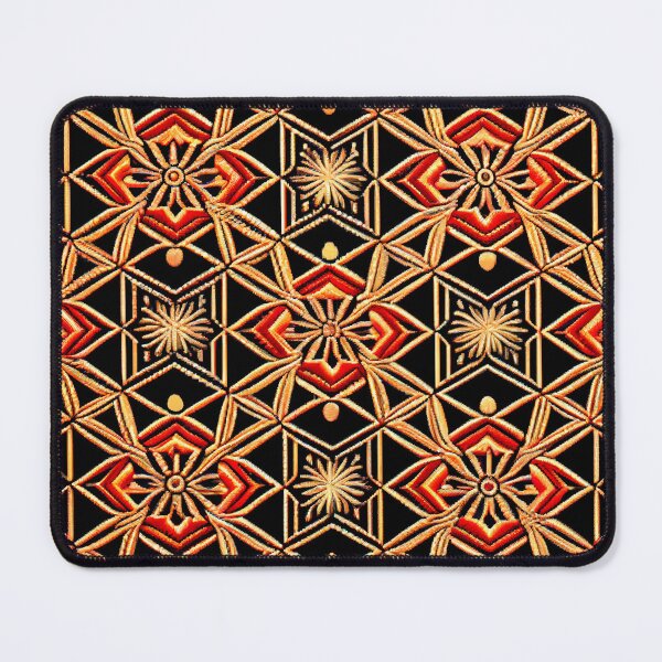Item preview, Angular Asian Pattern Digital Painting designed and sold by CodeAndColors.