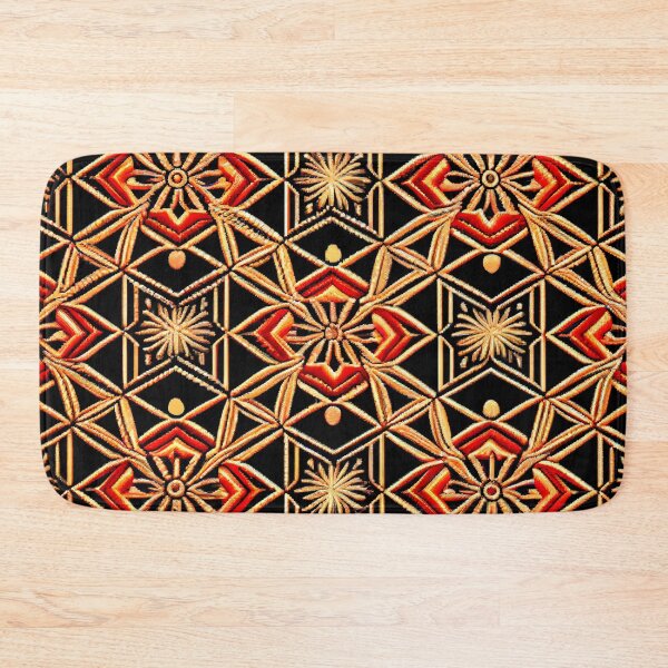 Item preview, Angular Asian Pattern Digital Painting designed and sold by CodeAndColors.