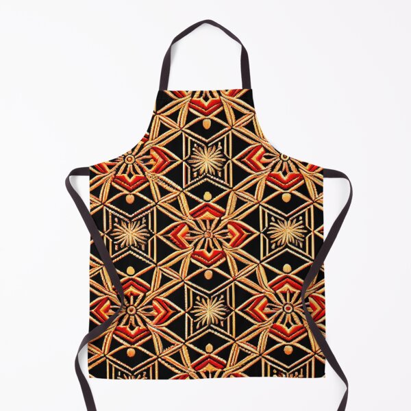 Item preview, Angular Asian Pattern Digital Painting designed and sold by CodeAndColors.