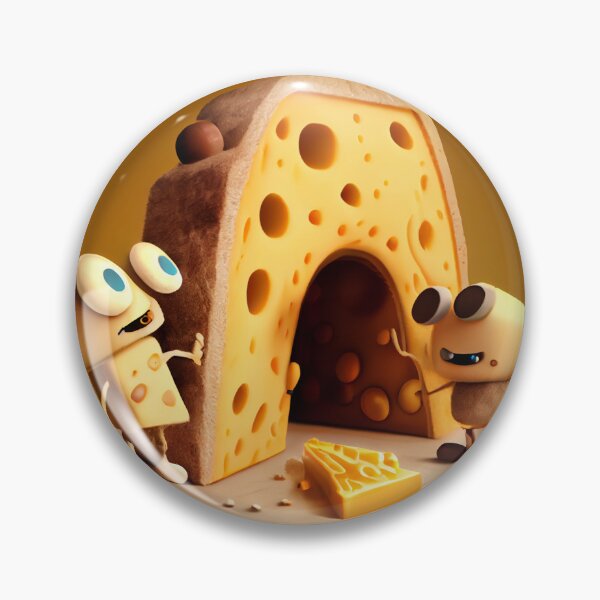 Item preview, Puppet and Widgets Cheese Adventure Digital Painting designed and sold by CodeAndColors.