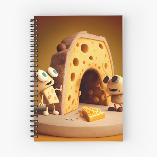 Item preview, Puppet and Widgets Cheese Adventure Digital Painting designed and sold by CodeAndColors.