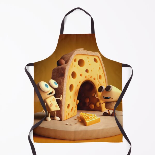 Item preview, Puppet and Widgets Cheese Adventure Digital Painting designed and sold by CodeAndColors.