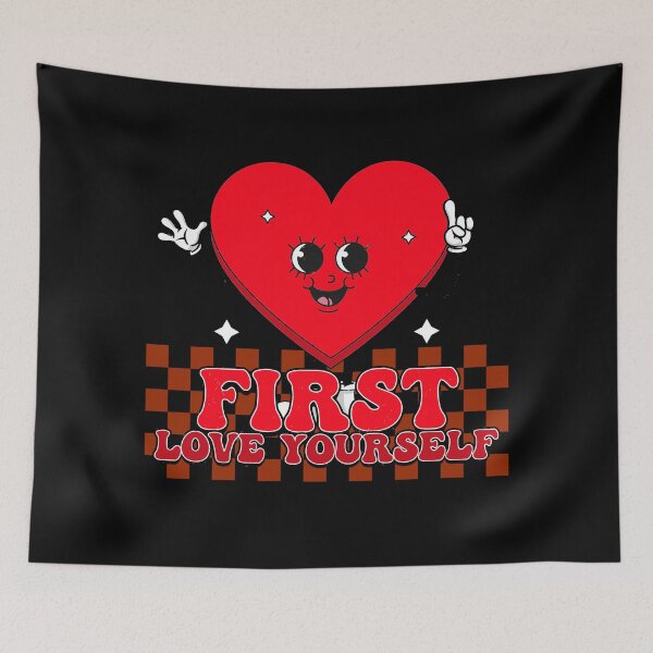 Item preview, First Love Yourself Heart designed and sold by RockBeeDesigns.