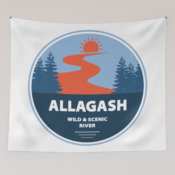 Item preview, Allagash Wild And Scenic River Maine designed and sold by Esskay Designs.