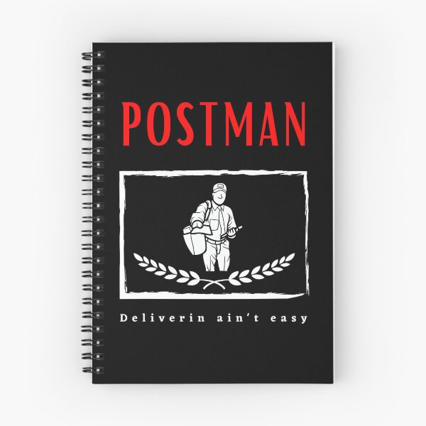Item preview, Postman Deliverin ain't Easy funny motivational design designed and sold by DigitalMagShop.