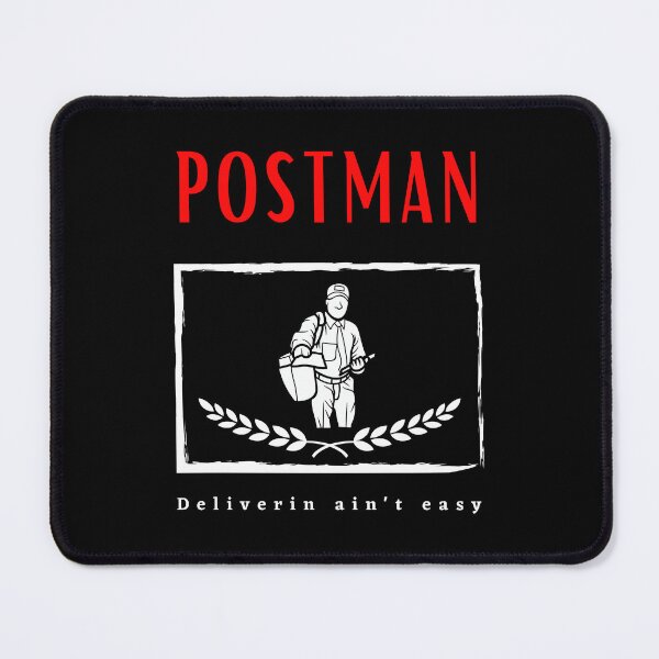 Item preview, Postman Deliverin ain't Easy funny motivational design designed and sold by DigitalMagShop.