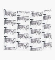 Hospital Bed Scene Wall Tapestry