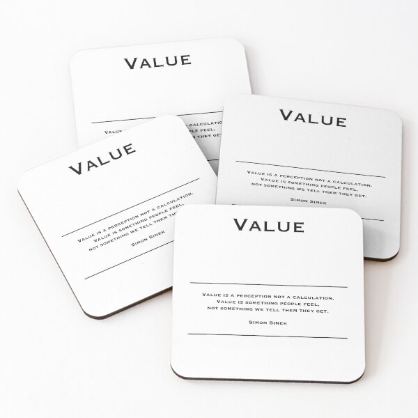 Item preview, Value - Motivational Quotes. Inspirational Quotes. Wall Art.  designed and sold by Read This Already.